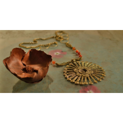 प्रभा ✺ Brass Necklace { 15 }